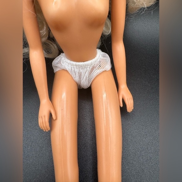 1987 Totsy Doll Blonde Curly Hair Red Dress VTG - Picture 9 of 11